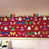 okul öncesınde kağit işler, duvar süsü ,davetiye kartları ,suluboya  çalişması (5099)