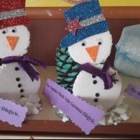 okul öncesınde kağit işler, duvar süsü ,davetiye kartları ,suluboya  çalişması (5120)