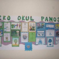 okul öncesınde kağit işler, duvar süsü ,davetiye kartları ,suluboya  çalişması (5121)