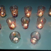 okul öncesınde kağit işler, duvar süsü ,davetiye kartları ,suluboya  çalişması (5127)