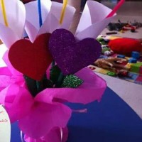 okul öncesınde kağit işler, duvar süsü ,davetiye kartları ,suluboya  çalişması (5134)