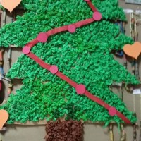 okul öncesınde kağit işler, duvar süsü ,davetiye kartları ,suluboya  çalişması (5138)