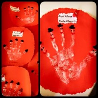 okul öncesınde kağit işler, duvar süsü ,davetiye kartları ,suluboya  çalişması (5161)