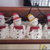 okul öncesınde kağit işler, duvar süsü ,davetiye kartları ,suluboya  çalişması (5187)