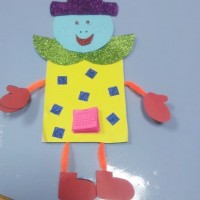 okul öncesınde kağit işler, duvar süsü ,davetiye kartları ,suluboya  çalişması (5190)