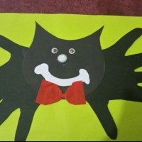 okul öncesınde kağit işler, duvar süsü ,davetiye kartları ,suluboya  çalişması (5205)