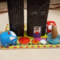 okul öncesınde kağit işler, duvar süsü ,davetiye kartları ,suluboya  çalişması (5211)