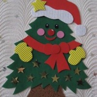 okul öncesınde kağit işler, duvar süsü ,davetiye kartları ,suluboya  çalişması (5215)