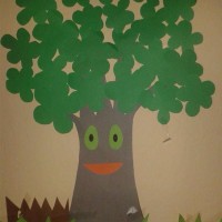 okul öncesınde kağit işler, duvar süsü ,davetiye kartları ,suluboya  çalişması (5228)