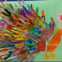 okul öncesınde kağit işler, duvar süsü ,davetiye kartları ,suluboya  çalişması (5254)