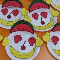 okul öncesınde kağit işler, duvar süsü ,davetiye kartları ,suluboya  çalişması (5271)