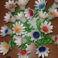 okul öncesınde kağit işler, duvar süsü ,davetiye kartları ,suluboya  çalişması (5324)