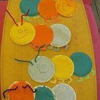 okul öncesınde kağit işler, duvar süsü ,davetiye kartları ,suluboya  çalişması (5369)