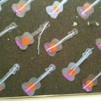 okul öncesınde kağit işler, duvar süsü ,davetiye kartları ,suluboya  çalişması (5418)