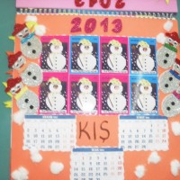 okul öncesınde kağit işler, duvar süsü ,davetiye kartları ,suluboya  çalişması (5437)