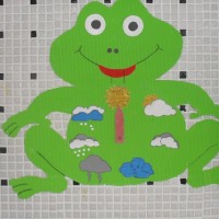 okul öncesınde kağit işler, duvar süsü ,davetiye kartları ,suluboya  çalişması (5468)