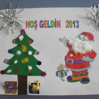 okul öncesınde kağit işler, duvar süsü ,davetiye kartları ,suluboya  çalişması (5479)