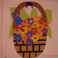 okul öncesınde kağit işler, duvar süsü ,davetiye kartları ,suluboya  çalişması (5489)