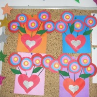 okul öncesınde kağit işler, duvar süsü ,davetiye kartları ,suluboya  çalişması (5491)