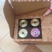 okul öncesınde kağit işler, duvar süsü ,davetiye kartları ,suluboya  çalişması (5495)