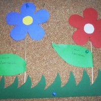 okul öncesınde kağit işler, duvar süsü ,davetiye kartları ,suluboya  çalişması (5506)