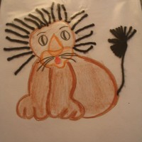 okul öncesınde kağit işler, duvar süsü ,davetiye kartları ,suluboya  çalişması (5539)