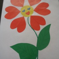 okul öncesınde kağit işler, duvar süsü ,davetiye kartları ,suluboya  çalişması (5545)