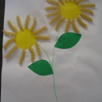 okul öncesınde kağit işler, duvar süsü ,davetiye kartları ,suluboya  çalişması (5567)