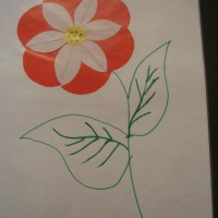 okul öncesınde kağit işler, duvar süsü ,davetiye kartları ,suluboya  çalişması (5571)