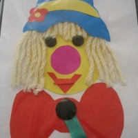 okul öncesınde kağit işler, duvar süsü ,davetiye kartları ,suluboya  çalişması (5575)