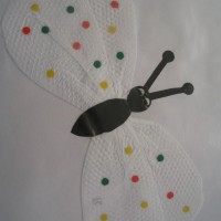 okul öncesınde kağit işler, duvar süsü ,davetiye kartları ,suluboya  çalişması (5578)