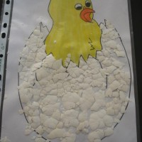 okul öncesınde kağit işler, duvar süsü ,davetiye kartları ,suluboya  çalişması (5579)