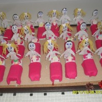 okul öncesınde kağit işler, duvar süsü ,davetiye kartları ,suluboya  çalişması (5591)