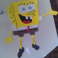 okul öncesınde kağit işler, duvar süsü ,davetiye kartları ,suluboya  çalişması (5597)