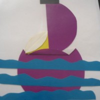 okul öncesınde kağit işler, duvar süsü ,davetiye kartları ,suluboya  çalişması (5607)