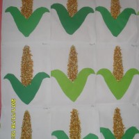 okul öncesınde kağit işler, duvar süsü ,davetiye kartları ,suluboya  çalişması (5617)