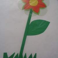 okul öncesınde kağit işler, duvar süsü ,davetiye kartları ,suluboya  çalişması (5618)