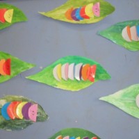 okul öncesınde kağit işler, duvar süsü ,davetiye kartları ,suluboya  çalişması (5661)