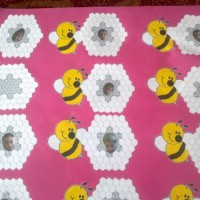 okul öncesınde kağit işler, duvar süsü ,davetiye kartları ,suluboya  çalişması (5671)