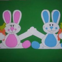 okul öncesınde kağit işler, duvar süsü ,davetiye kartları ,suluboya  çalişması (5674)