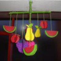 okul öncesınde kağit işler, duvar süsü ,davetiye kartları ,suluboya  çalişması (5679)