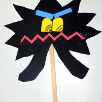 okul öncesınde kağit işler, duvar süsü ,davetiye kartları ,suluboya  çalişması (5713)