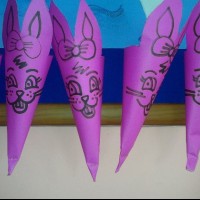 okul öncesınde kağit işler, duvar süsü ,davetiye kartları ,suluboya  çalişması (5747)