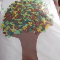 okul öncesınde kağit işler, duvar süsü ,davetiye kartları ,suluboya  çalişması (5779)