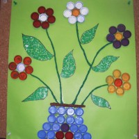 okul öncesınde kağit işler, duvar süsü ,davetiye kartları ,suluboya  çalişması (5794)