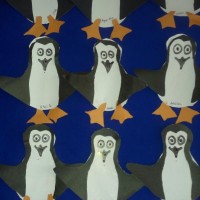 okul öncesınde kağit işler, duvar süsü ,davetiye kartları ,suluboya  çalişması (5816)