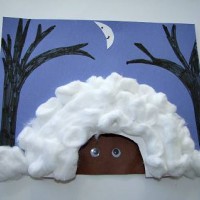 okul öncesınde kağit işler, duvar süsü ,davetiye kartları ,suluboya  çalişması (5855)