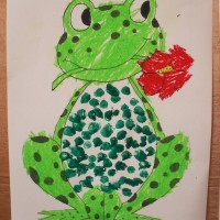 okul öncesınde kağit işler, duvar süsü ,davetiye kartları ,suluboya  çalişması (5898)