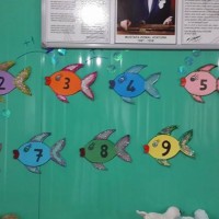 okul öncesınde kağit işler, duvar süsü ,davetiye kartları ,suluboya  çalişması (5926)