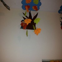 okul öncesınde kağit işler, duvar süsü ,davetiye kartları ,suluboya  çalişması (5927)